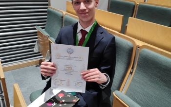 Maciej Pieprz - laureatem Olimpiady Biologicznej